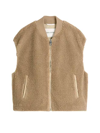 MARC O'POLO | Gilet aus Teddyfell |